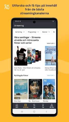 tv.nu - streaming & TV screenshot 4