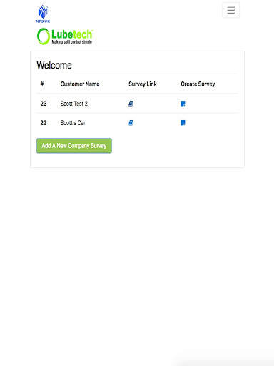 NPS App screenshot 2