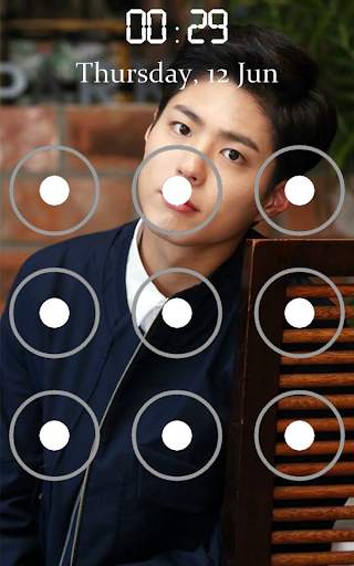 Park Bo Gum Pattern Lock Screen screenshot 3