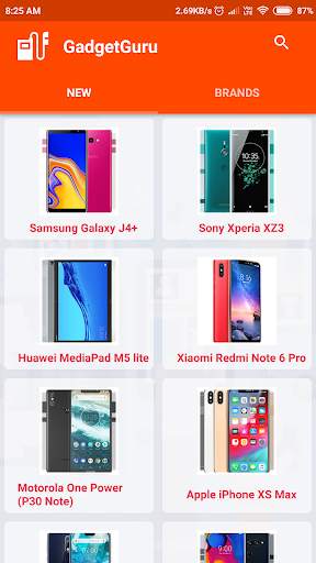 Gadget Guru Mobile specifications app screenshot 3