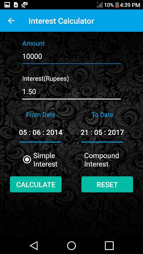 Interest & EMI Calculator screenshot 2