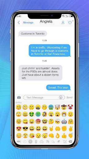 Messaging  OS11 Cute Emoji screenshot 3