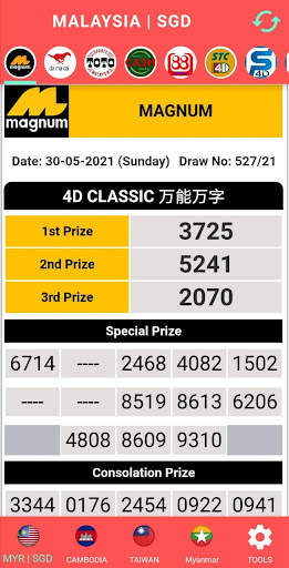 4D Live Results screenshot 2