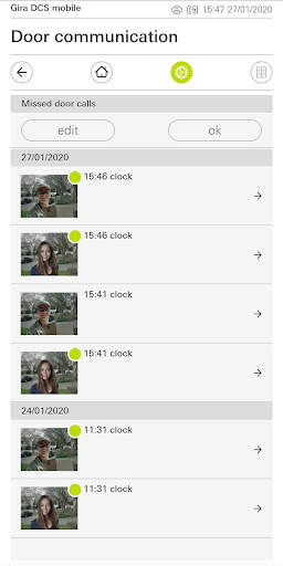 Gira DCS mobile screenshot 2
