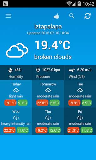 Weather Mexico screenshot 3