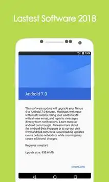 Download Software Update Android 2018 screenshot 2