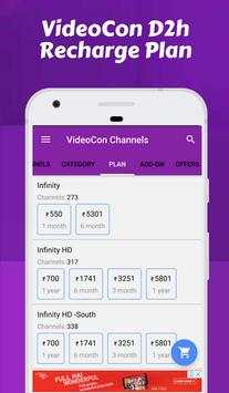 Channel list for Videocon d2h & Videocon Recharge screenshot 4