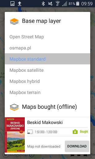 Traseo. Offline maps & trails. screenshot 4