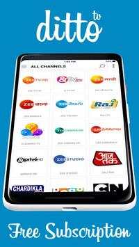 LIVE Indian TV Channels : Ditto Tv screenshot 3