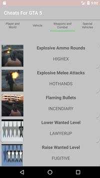 Cheats for GTA 5 screenshot 4
