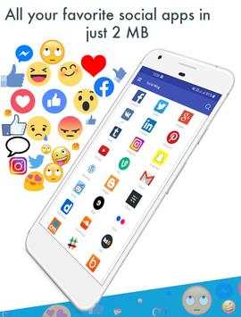 All Social Media apps in one app -All Social sites screenshot 1