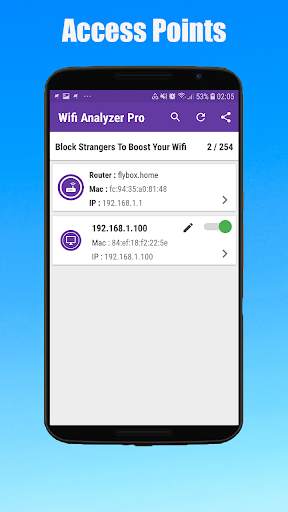 SuperWifi WiFi Analyzer Speed Test & WiFi Blocker screenshot 3