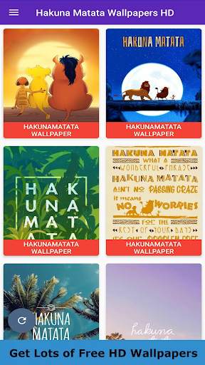 Hakuna Matata Wallpaper 4K screenshot 1
