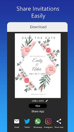 Invitation card Maker, Design screenshot 6