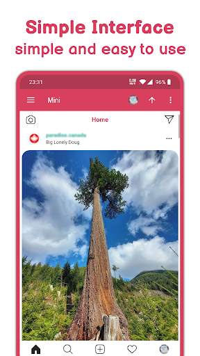 Mini for Instagram - Repost & Tags screenshot 2