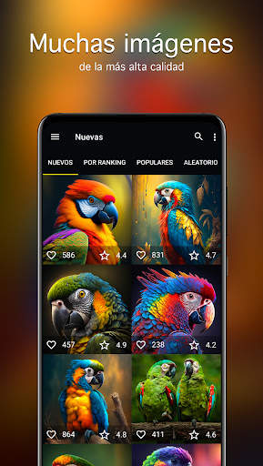 Fondos de pantalla con loros screenshot 2