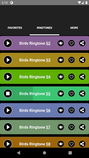 Birds Ringtones स्क्रीनशॉट 3