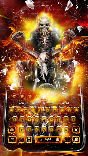 Fire Skull Rider Keyboard screenshot 1