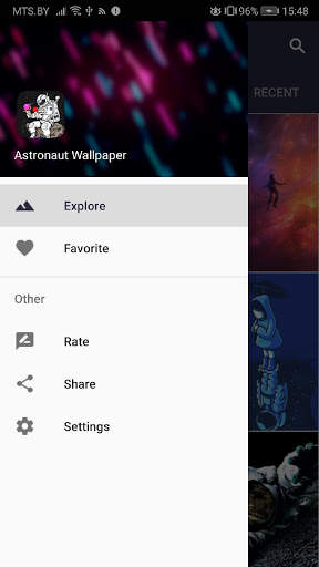 Astronaut Wallpaper! Space, Galaxy background screenshot 6
