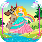 coloring princess coloring icon