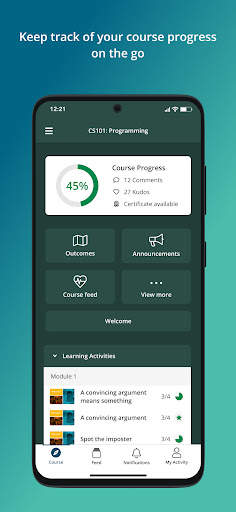 OpenLearning screenshot 2