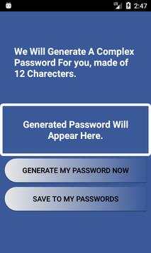 Password Generator 3 تصوير الشاشة