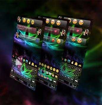 color weed Rasta GO Keyboard theme screenshot 1