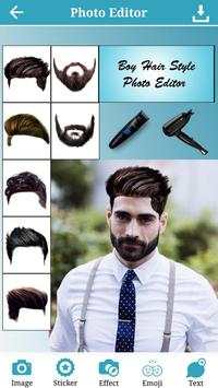 Man Hair Style Photo Editor 2 تصوير الشاشة