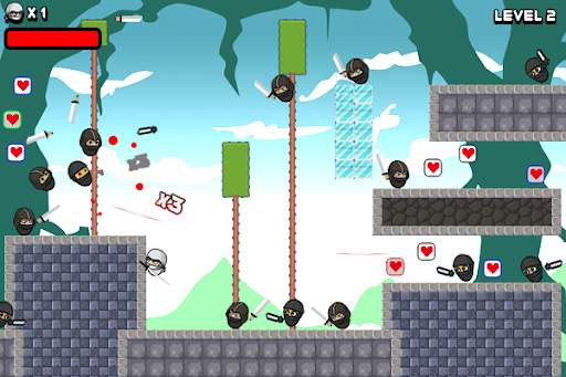 ninja mini - platfrom game screenshot 2