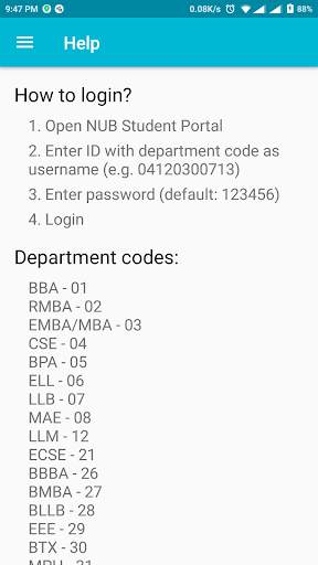 NUB Student Portal screenshot 6