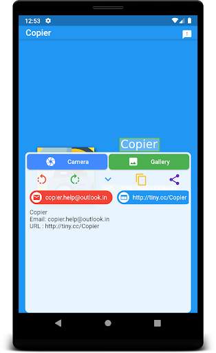 Copier - Copy text from image and QR Scanner screenshot 6