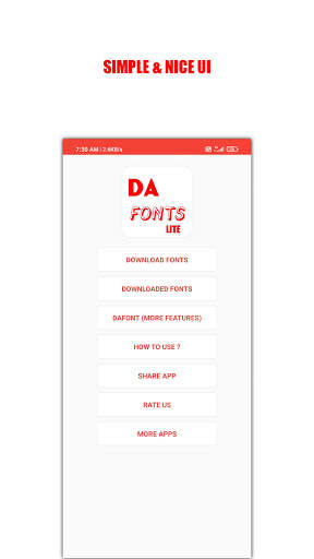 DaFonts Lite screenshot 2