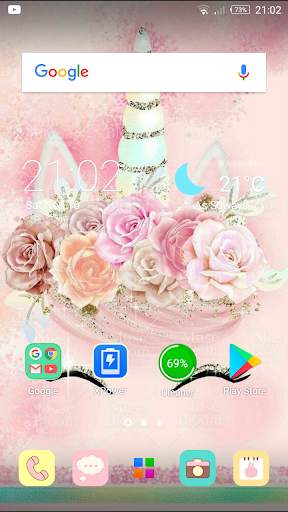 kawaii Unicorn Cats backgrounds-Girly Wallpapers screenshot 7