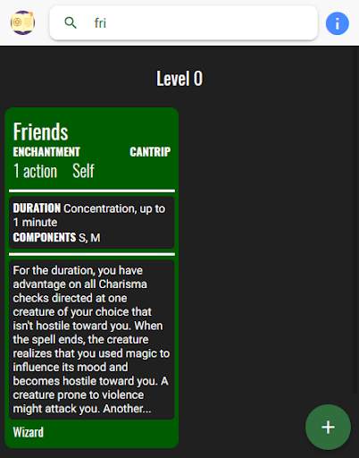 D&D Spell Cards screenshot 6