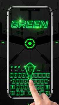 Green keyboard screenshot 1