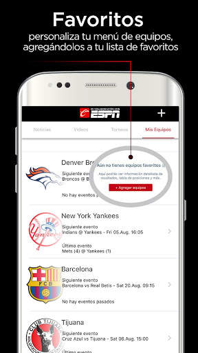 Caliente ESPN screenshot 4