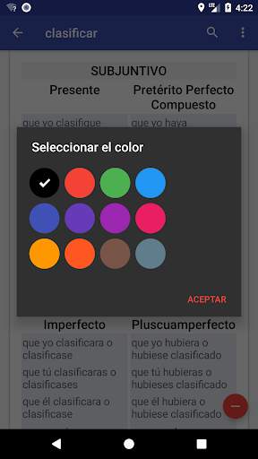 Verbos Español screenshot 5