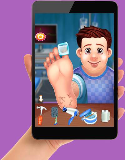 Little Doctor Game 2 (Foot care) screenshot 14