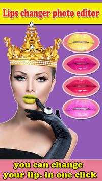 LIP CHANGER PHOTO EDITOR screenshot 1