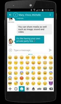 chomp SMS Emojis स्क्रीनशॉट 1