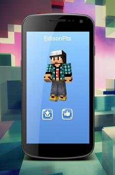 Skins Youtubers MineWorld screenshot 2