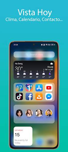 iOS 17 Launcher - Bloqueo Apps screenshot 2