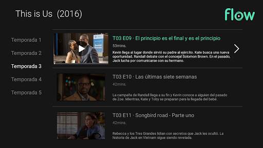 Flow Android TV screenshot 3