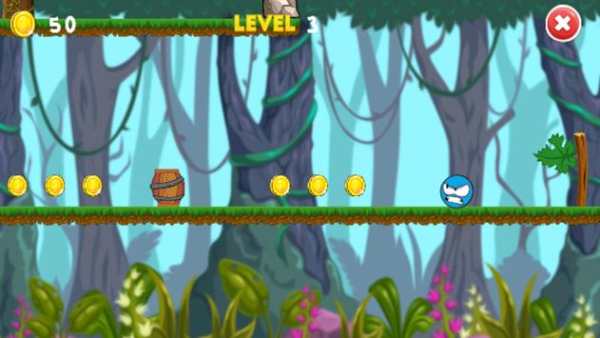 Angry Blue Ball 5 screenshot 4