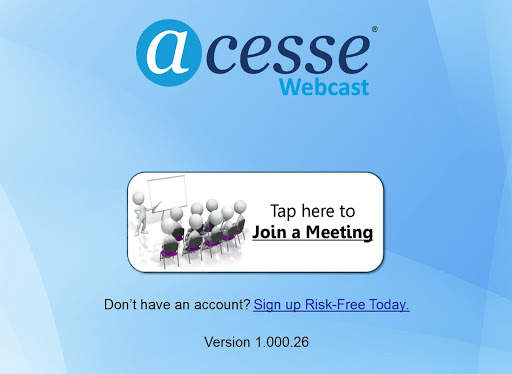 Acesse Webcast screenshot 2