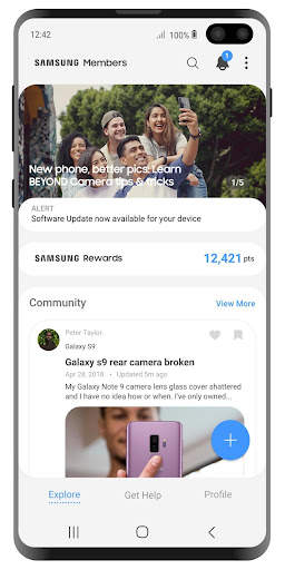 Samsung Members v1 screenshot 1
