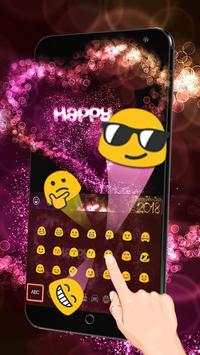 Happy New Year 2018 Keyboard screenshot 2