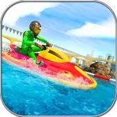Super Jet Ski Driving 2018: Powerboat Water Racing logo