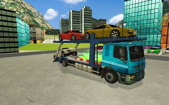 Real car transporter 2017 3D Truck simulator game screenshot 2