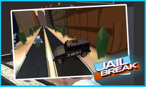 Jail Break obby Escaper  : Robloxe Prison Mod 2 screenshot 2